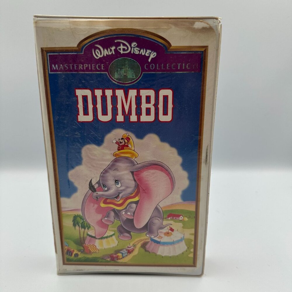 Walt Disneys Dumbo VHS Masterpiece Collection 1994 Full-Length Animated Feature